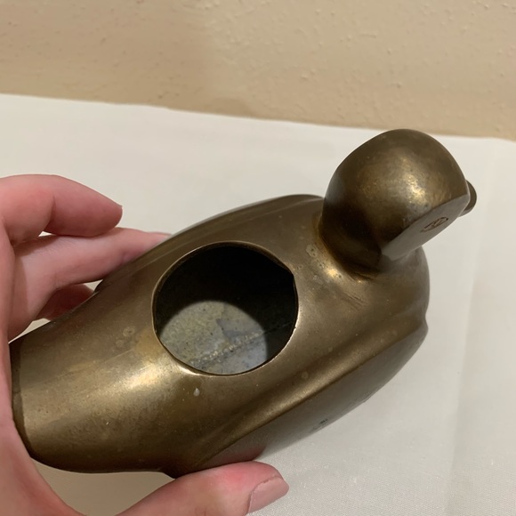 Vintage brass bird - Picture 3 of 4